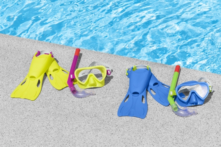 Set pentru snorkeling Bestway: mască, labe și snorkel