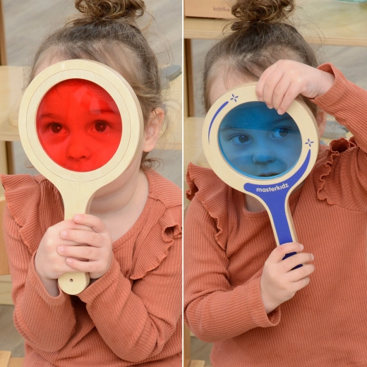 Lentile colorate pentru amestecarea culorilor