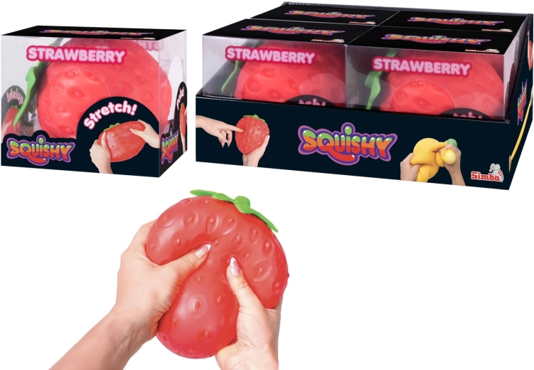 Jucărie squishy căpșună 15 cm