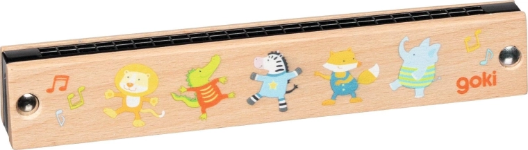 Harmonică pentru copii cu motiv cu animale - 1 bucată
