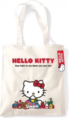 Geantă de cumpărături naturală HELLO KITTY
