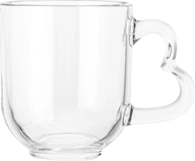 Cană Altom Design cu toartă în formă de inimă 310 ml