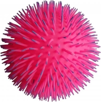 Minge țepoasă luminoasă – minge senzorială elastică în culori melanj