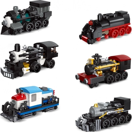 Șase modele de mini locomotive
