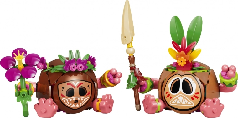 2 personaje Kakamora construibile din filmul Vaiana