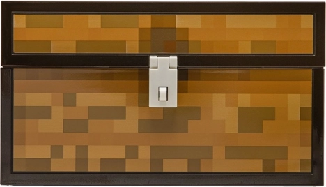 minecraft pușculiță cu lacăt cufăr