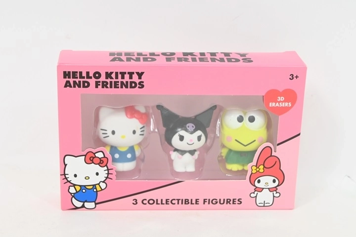 Hello Kitty and Friends radiere 3D – set de 3 bucăți
