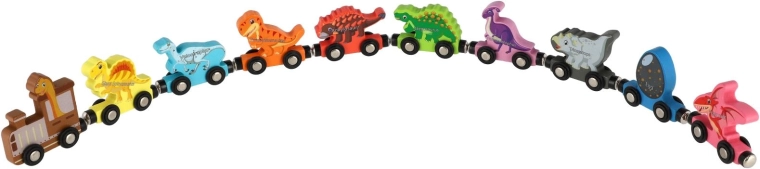 Dinozauri colorați pe roți