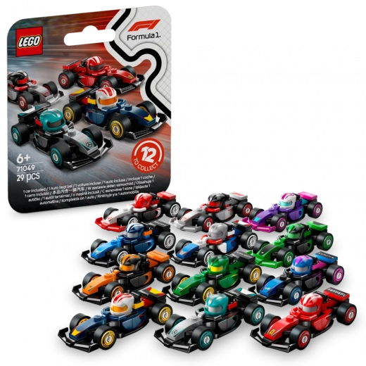 Mașini de curse F1 Lego de colecție