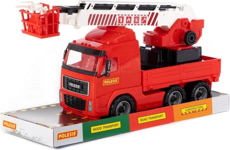 Mașină de pompieri Volvo cu scară extensibilă - 1 bucată
