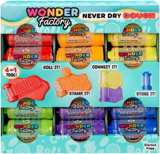 Wonder Factory plastilină care nu se usucă niciodată – pahare individuale