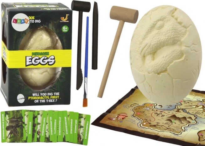 Set excavare ou Dino cu accesorii