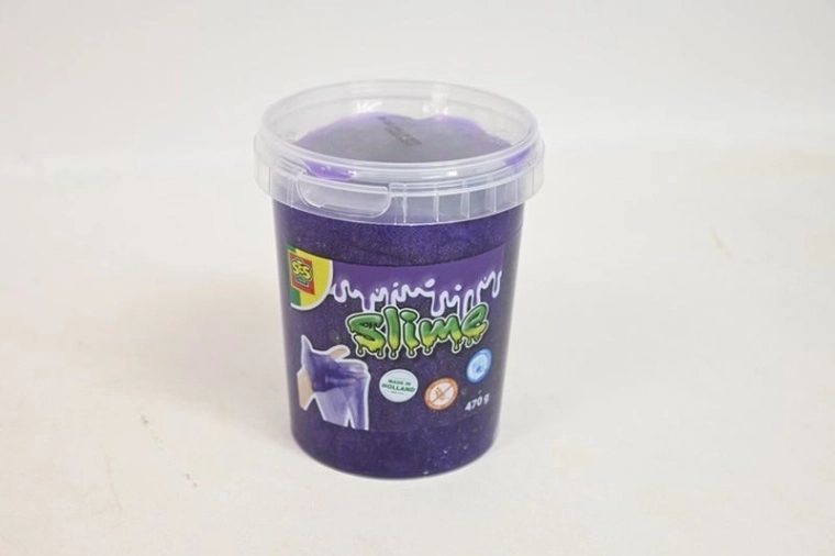 SES Creative slime mov cu sclipici 470 g