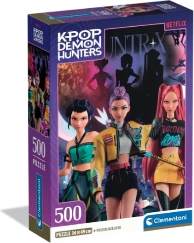 Puzzle Clementoni 500 de piese K‑Pop Demon Hunters 2