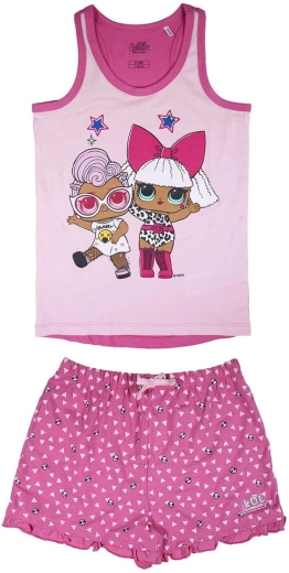 Pijama de damă LOL roz-zmeurie