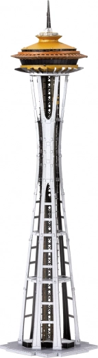 Metal Earth puzzle 3D Seria Premium: Space Needle – model metalic al turnului