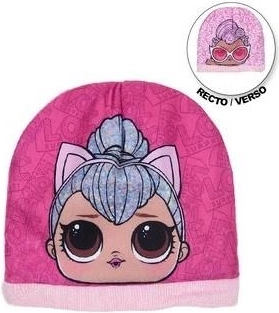 Căciulă roz din fleece L.O.L. Surprise!
