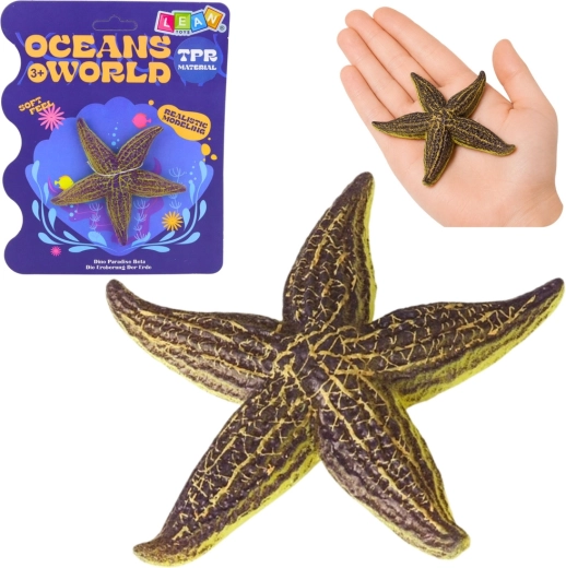 Figurină realistă din cauciuc – stea de mare, 9,5 cm