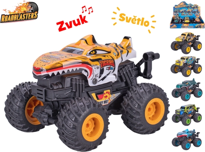 Roadblasters monster truck 12 cm cu lumină și sunet