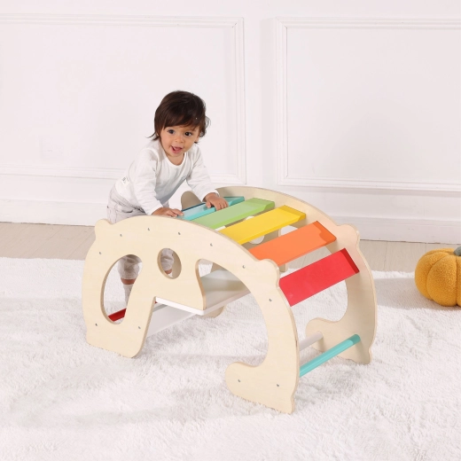 Șipcile curcubeu motivează la mișcare