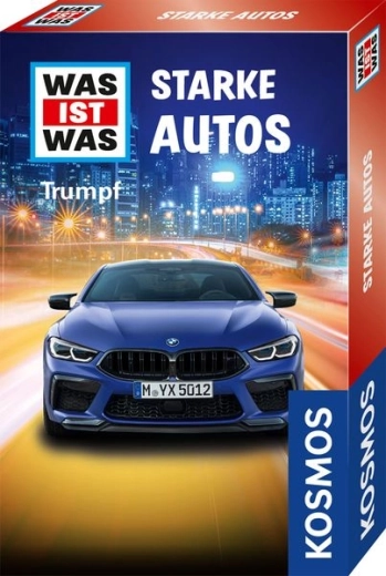 Kosmos WAS IST WAS Trumpf: mașini puternice – joc de cărți - 1 bucată
