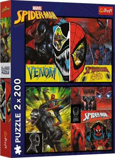 Puzzle 2×200 – zi și noapte SPIDER-MAN