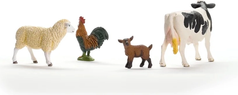 4 animale îndrăgite de la fermă într-un singur set