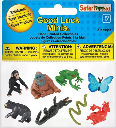 Safari Ltd. Good Luck Minis funpack pădure tropicală