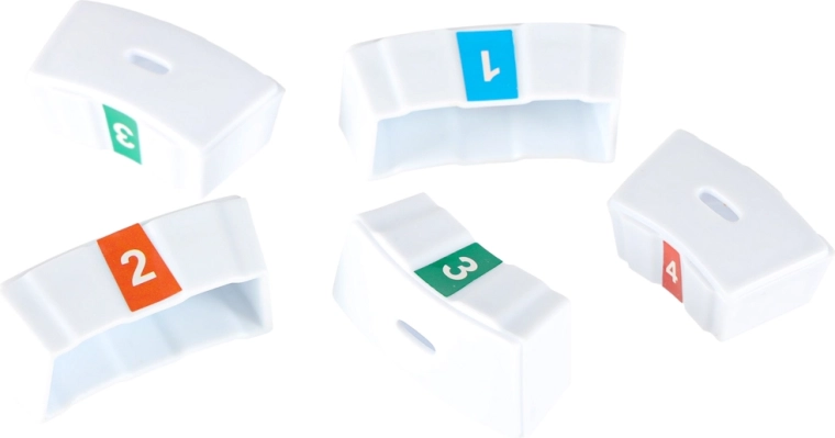 Piese numerotate și colorate