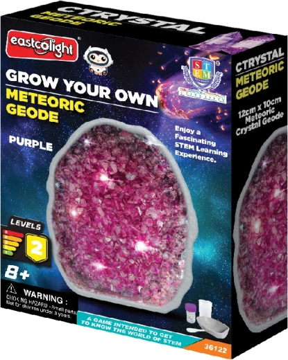 Geodă meteoritică pentru creșterea cristalelor violet