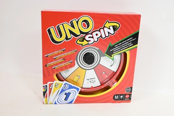 Mattel UNO Spin joc de cărți pentru familie