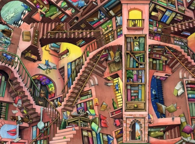 Puzzle Biblioteca Absurdă 500 de piese