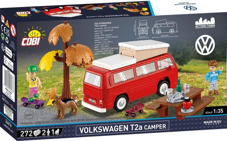 Emblematicul Volkswagen T2a la scara 1:35