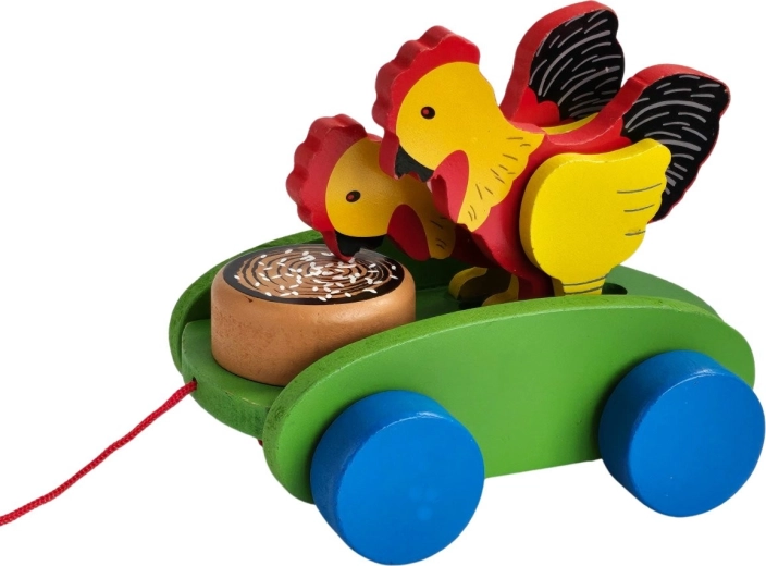 Găinușe pestrițe în mișcare