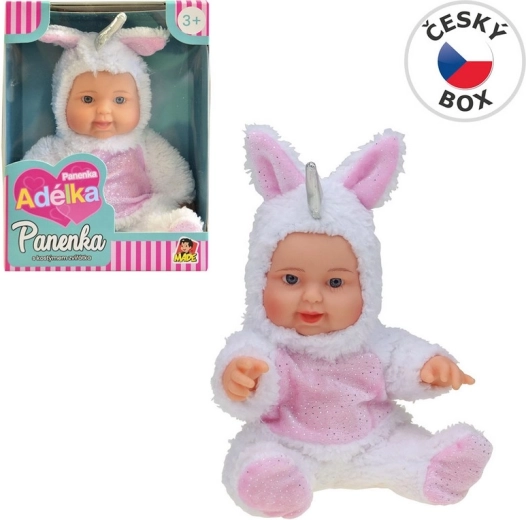 Păpușă animăluț unicorn 22,5 cm