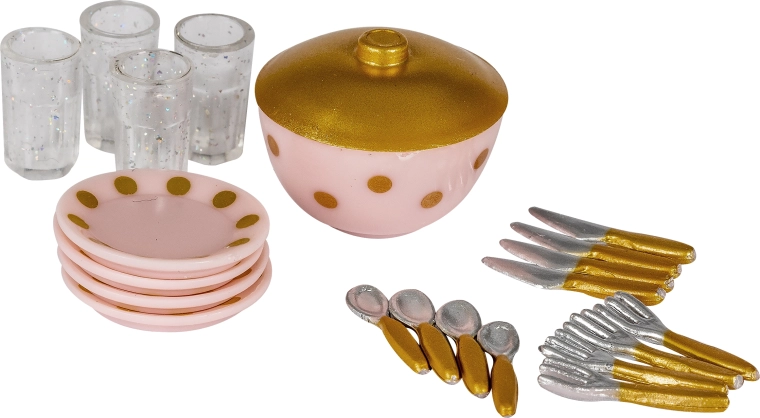 Set de veselă pentru căsuță de păpuși Lundby