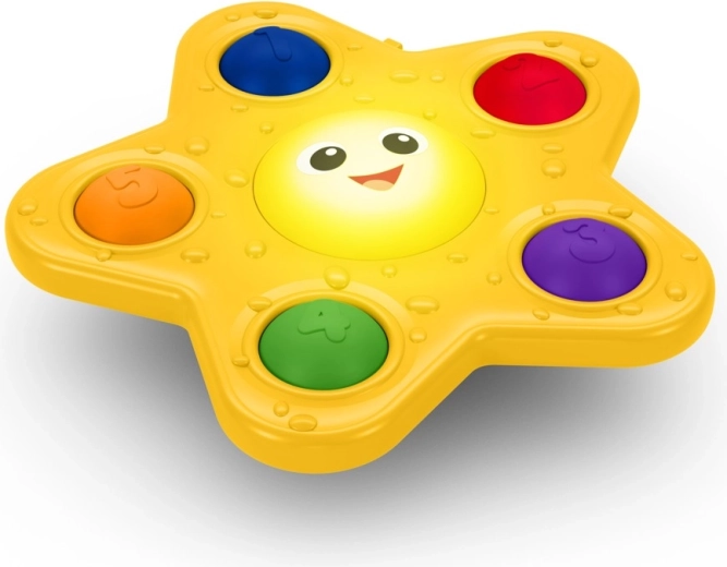 Baby Einstein jucărie activă cu ventuză Pop & Glow Starfish pentru bebeluși 6m+
