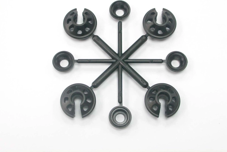 Carcasă spate amortizor 16 mm X2 cu 4 capace pentru amortizoare HN