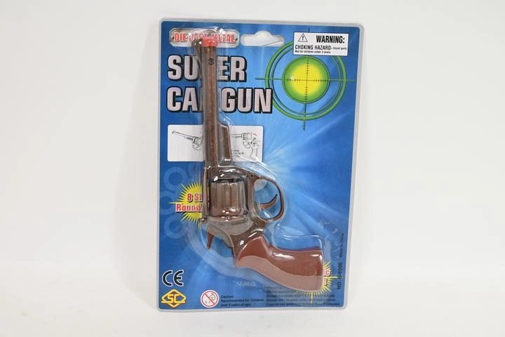 Revolver metalic cu capse pentru copii