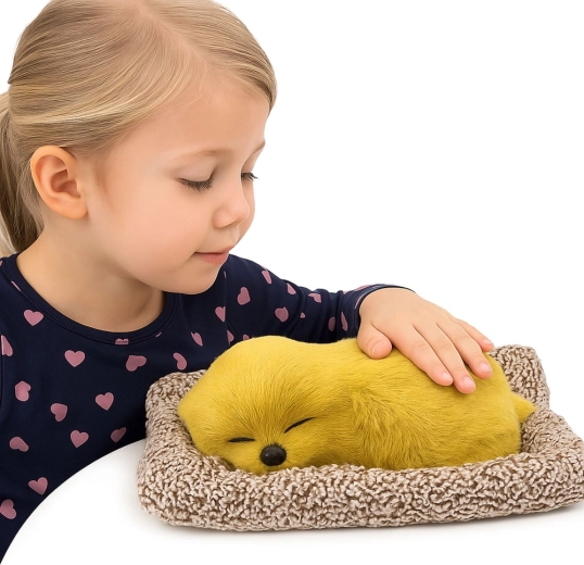 Material catifelat și atingere liniștitoare