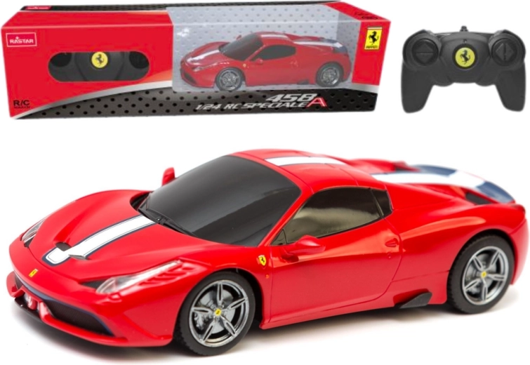 Mașină sport RC 1:24 Ferrari 458 Speciale Roșu cu telecomandă