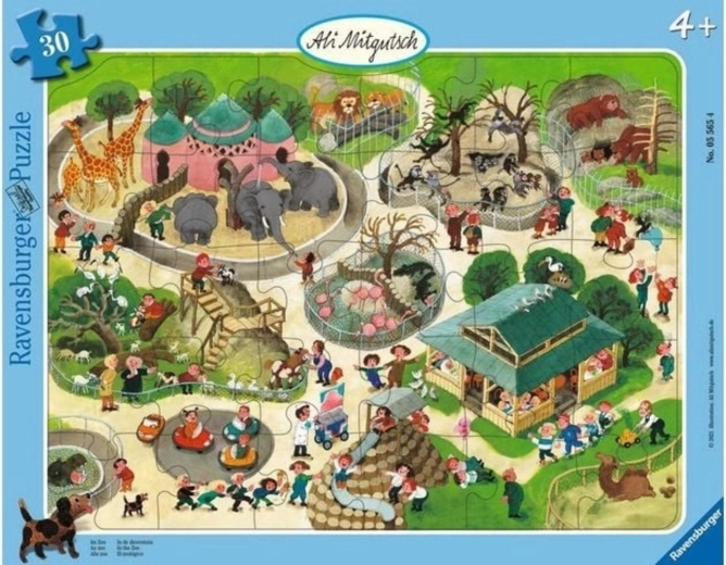 Puzzle Ravensburger Vizită la zoo 30 de piese