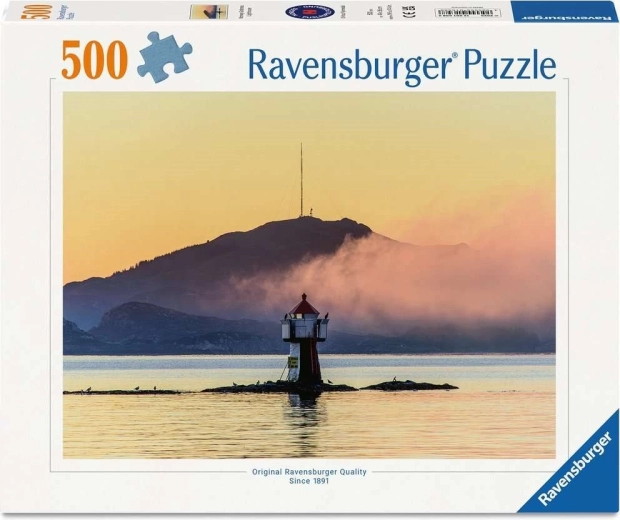 Puzzle Ravensburger Farul Gofarnes, Norvegia 500 de piese