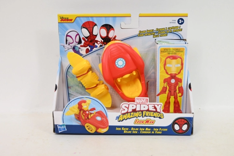 Marvel Spidey figurină Iron Man cu vehicul și aripi cu reacție