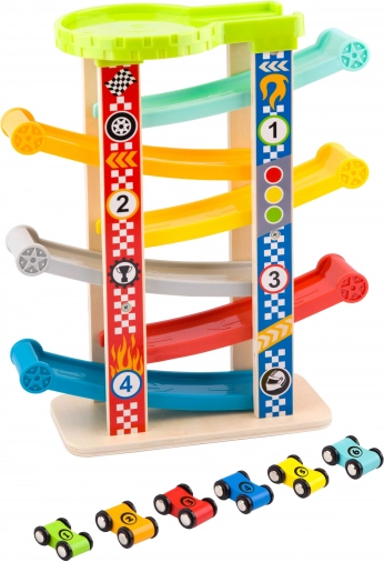 Tooky Toy Tobogan Colorat pentru Mașini