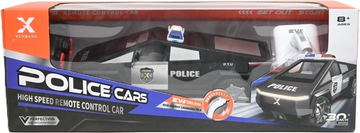 Mașină de poliție RC futuristă cu telecomandă