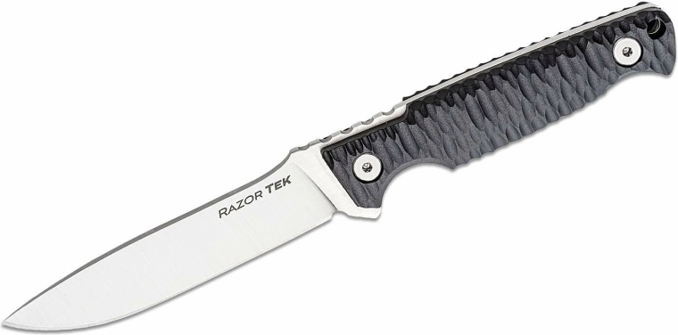 Cold Steel RAZOR TEK 4" cuțit universal cu lamă fixă, mâner negru GFN, teacă Secure-Ex