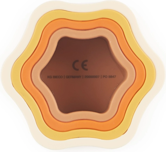 Floare de stivuire din silicon Bieco Chocolate Bliss