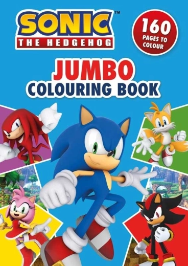 Carte de colorat Ariciul Sonic