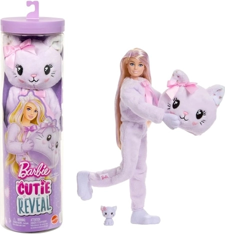 Barbie Cutie Reveal Fundițe dulci, pisicuță mov